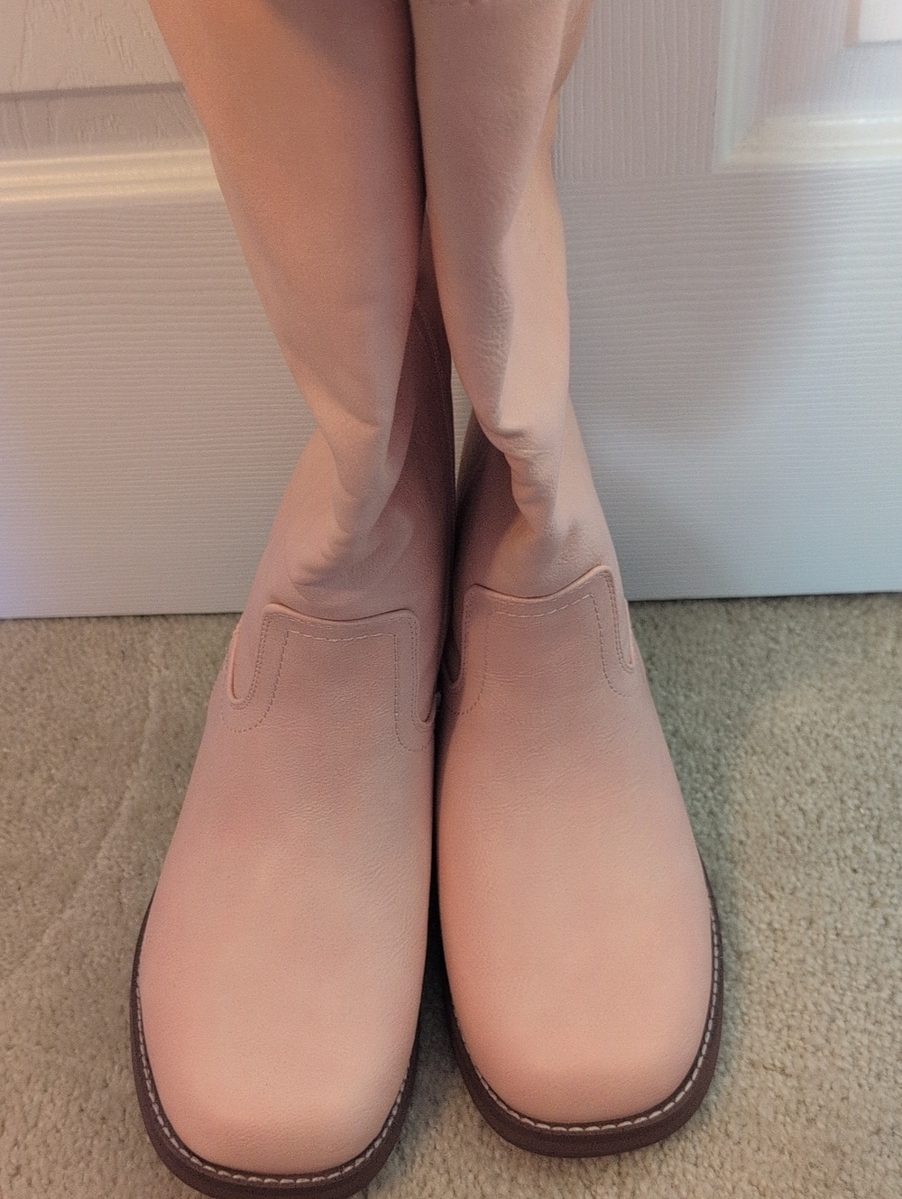 Torrid Women’s Pink Stretch Slip-On Boots